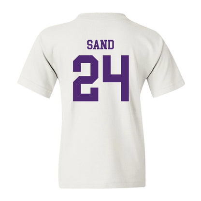 UST - NCAA Women's Basketball : Alyssa Sand - Youth T-Shirt-1