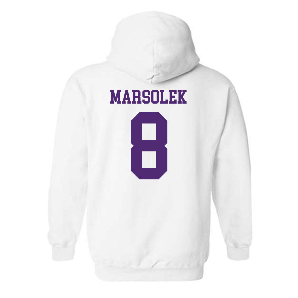 UST - NCAA Baseball : Owen Marsolek - Hooded Sweatshirt-1