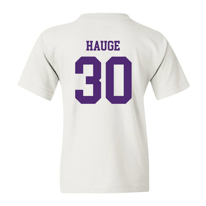 UST - NCAA Women's Basketball : Laura Hauge - Youth T-Shirt-1