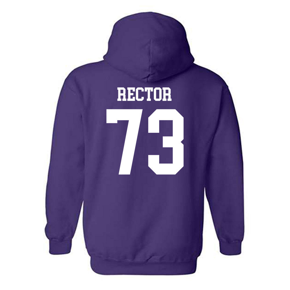 UST - NCAA Football : Kaleb Rector - Hooded Sweatshirt-1