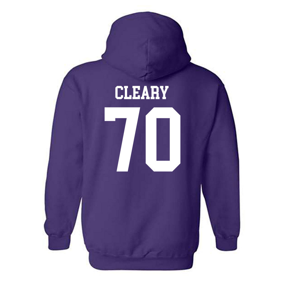 UST - NCAA Football : Hudson Cleary - Hooded Sweatshirt-1