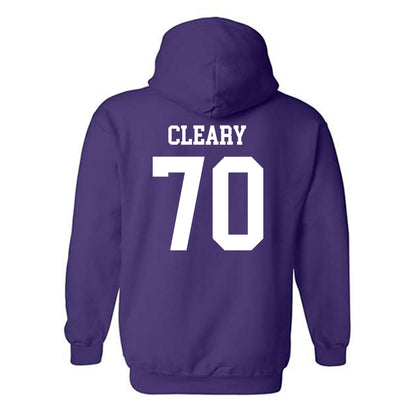 UST - NCAA Football : Hudson Cleary - Hooded Sweatshirt-1