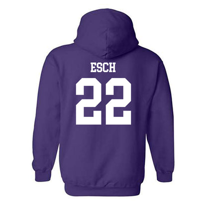 UST - NCAA Baseball : Evan Esch - Hooded Sweatshirt-1