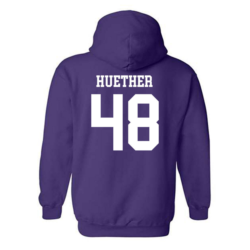 UST - NCAA Football : Elliot Huether - Hooded Sweatshirt-1