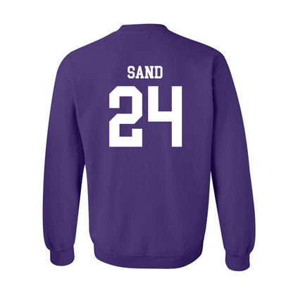 UST - NCAA Women's Basketball : Alyssa Sand - Crewneck Sweatshirt-1