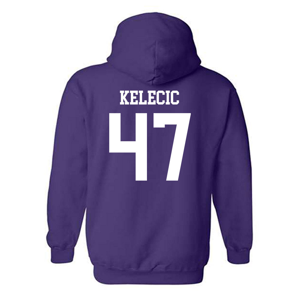 UST - NCAA Football : Michael Kelecic - Hooded Sweatshirt-1