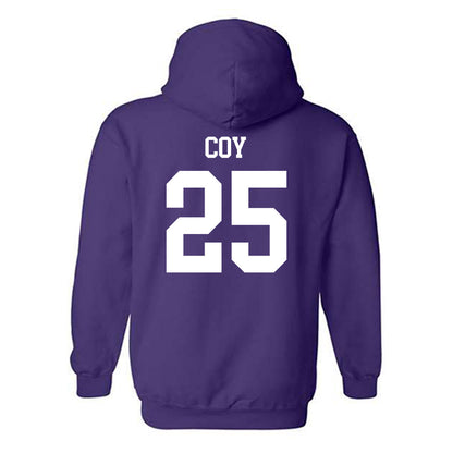 UST - NCAA Football : Marc Coy - Hooded Sweatshirt-1