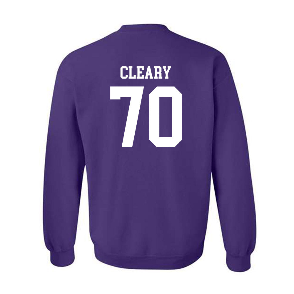 UST - NCAA Football : Hudson Cleary - Crewneck Sweatshirt-1