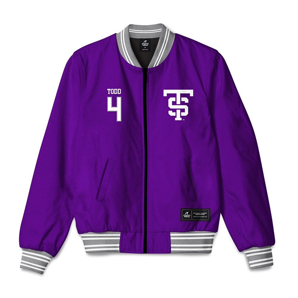 UST - NCAA Football : JaShawn Todd - Bomber Jacket-0
