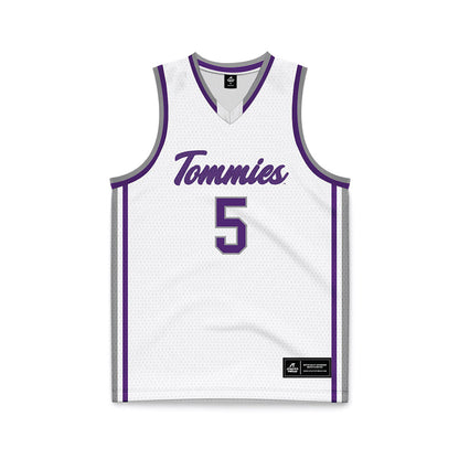 UST - NCAA Men's Basketball : Tim Franks - Basketball Jersey-0