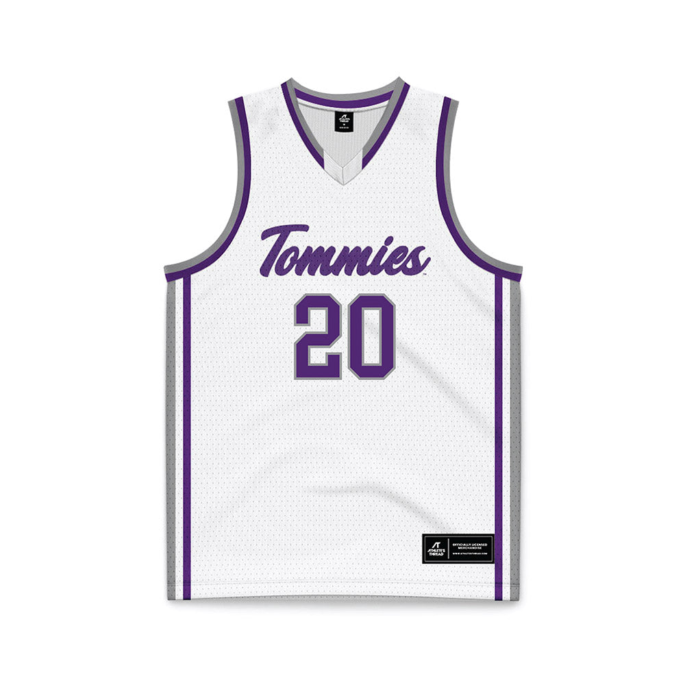 UST - NCAA Men's Basketball : Jack Tauer - Basketball Jersey-0