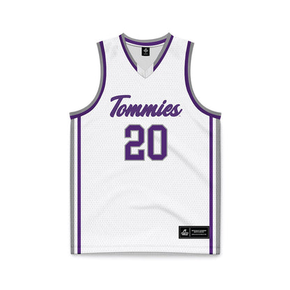 UST - NCAA Men's Basketball : Jack Tauer - Basketball Jersey-0