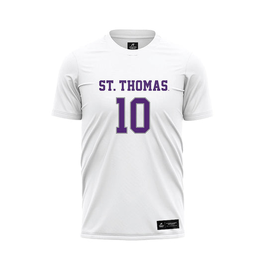 UST - NCAA Men's Soccer : Keegan James - Hockey Jersey-0