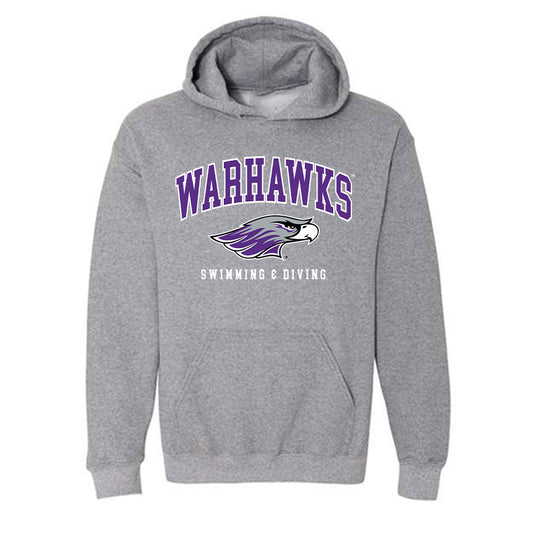 UW-Whitewater - NCAA Men's Swimming & Diving : Ethan Schmohe - Hooded Sweatshirt-0