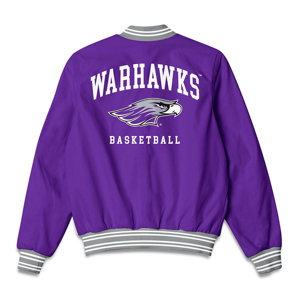 UW-Whitewater - NCAA Men's Basketball : Agape Keys Jr. - Bomber Jacket-1