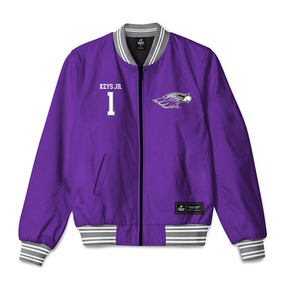 UW-Whitewater - NCAA Men's Basketball : Agape Keys Jr. - Bomber Jacket-0