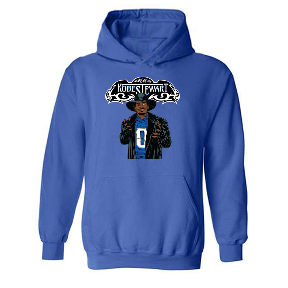 Buffalo - NCAA Football : Kobe Stewart - Player Illustration Hooded Sweatshirt Player Illustration-0