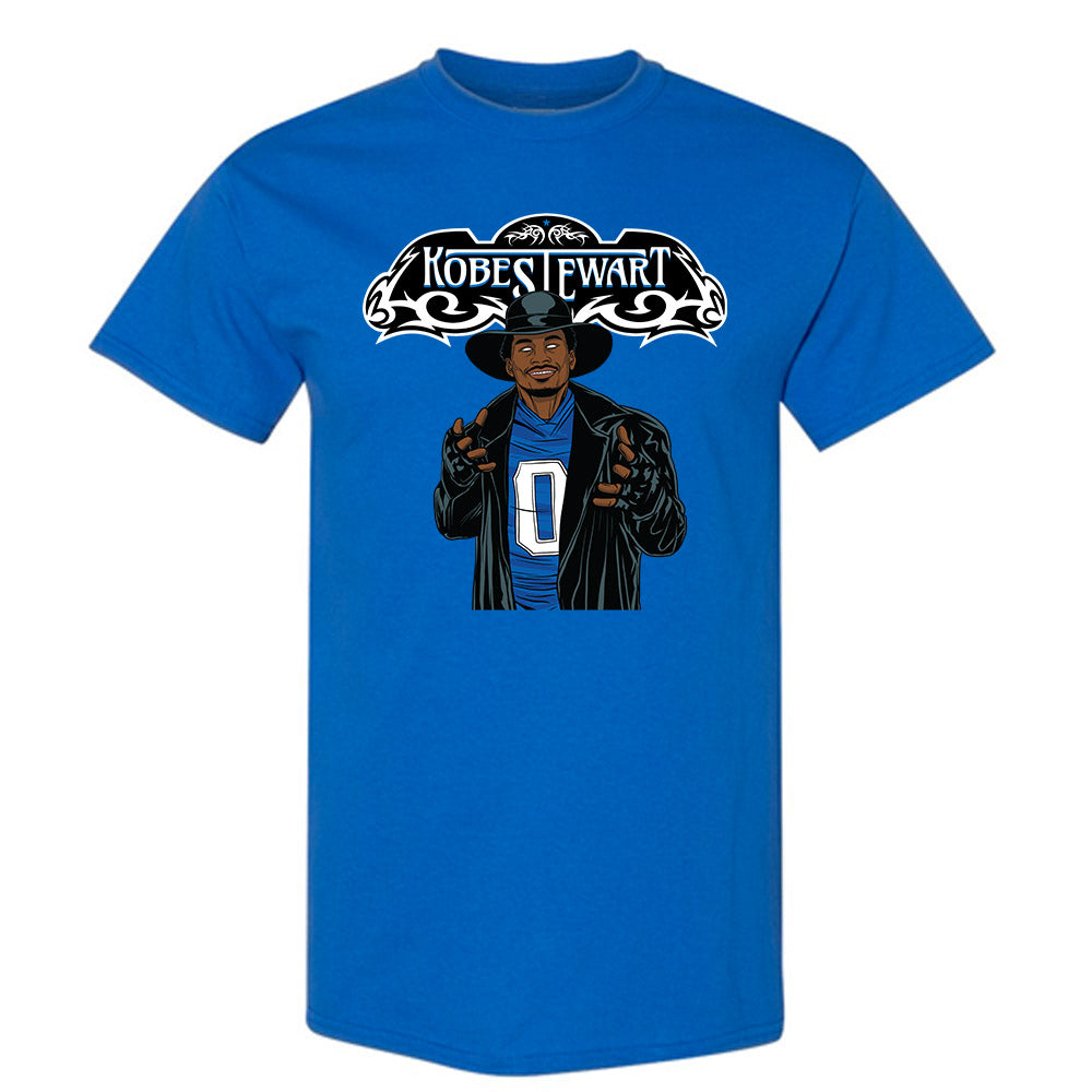 Buffalo - NCAA Football : Kobe Stewart - Player Illustration T-Shirt Player Illustration-0