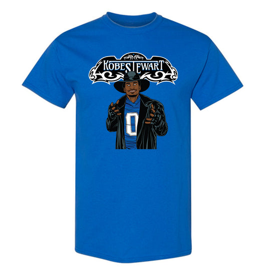 Buffalo - NCAA Football : Kobe Stewart - Player Illustration T-Shirt Player Illustration-0