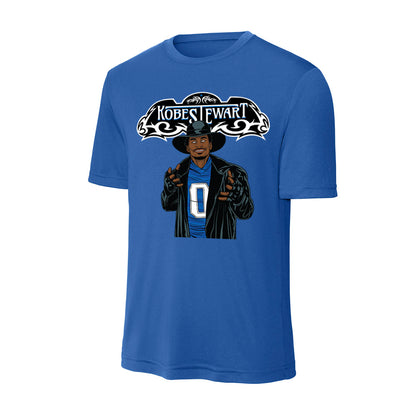 Buffalo - NCAA Football : Kobe Stewart - Player Illustration Activewear T-Shirt-0