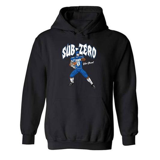 Buffalo - NCAA Football : Kobe Stewart - Player Illustration Hooded Sweatshirt-0