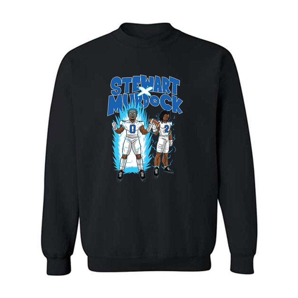 Buffalo - NCAA Football : Kobe Stewart - Player Illustration Crewneck Sweatshirt-0