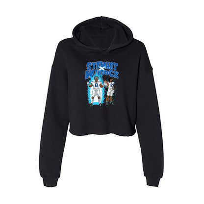 Buffalo - NCAA Football : Kobe Stewart - Player Illustration Women's Crop Fleece Hoodie-0