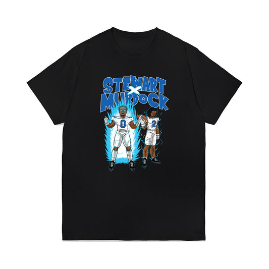 Buffalo - NCAA Football : Kobe Stewart - Player Illustration Premium T-Shirt-0