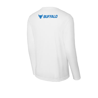 Buffalo - NCAA Football : Kobe Stewart - Player Illustration Activewear Long Sleeve T-Shirt-1