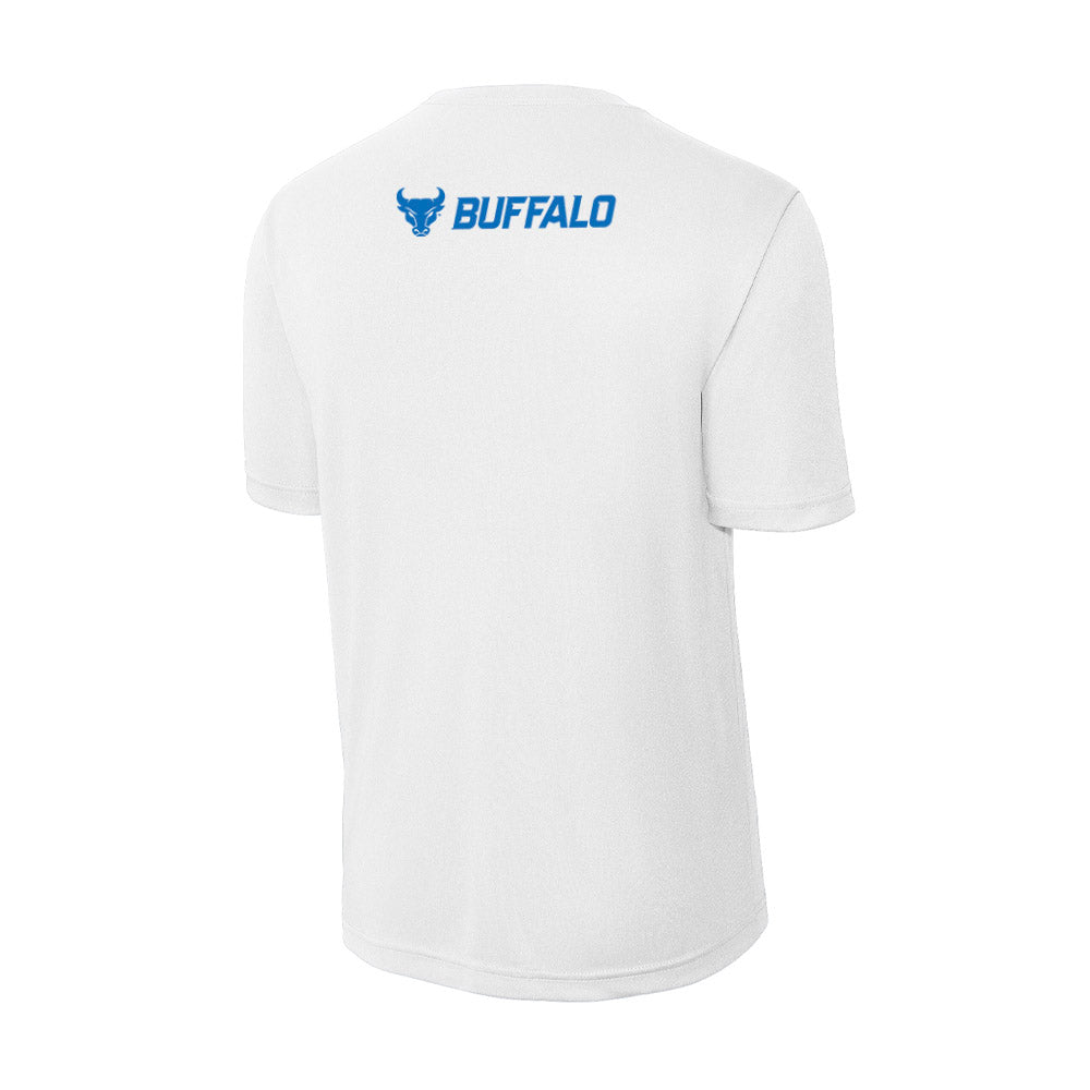 Buffalo - NCAA Football : Kobe Stewart - Player Illustration Activewear T-Shirt-1