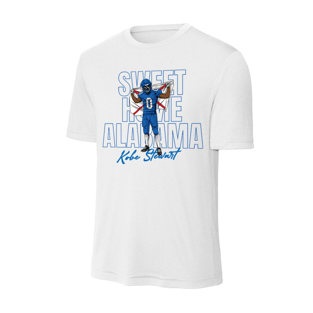 Buffalo - NCAA Football : Kobe Stewart - Player Illustration Activewear T-Shirt-0