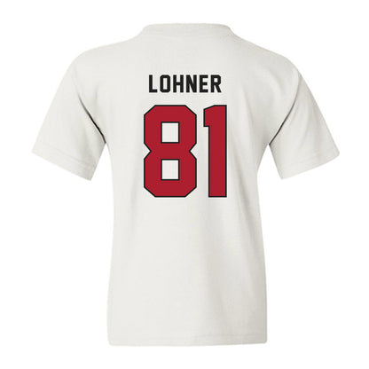 Utah - NCAA Football : Caleb Lohner - Veterans Day v1 Youth T-Shirt-2