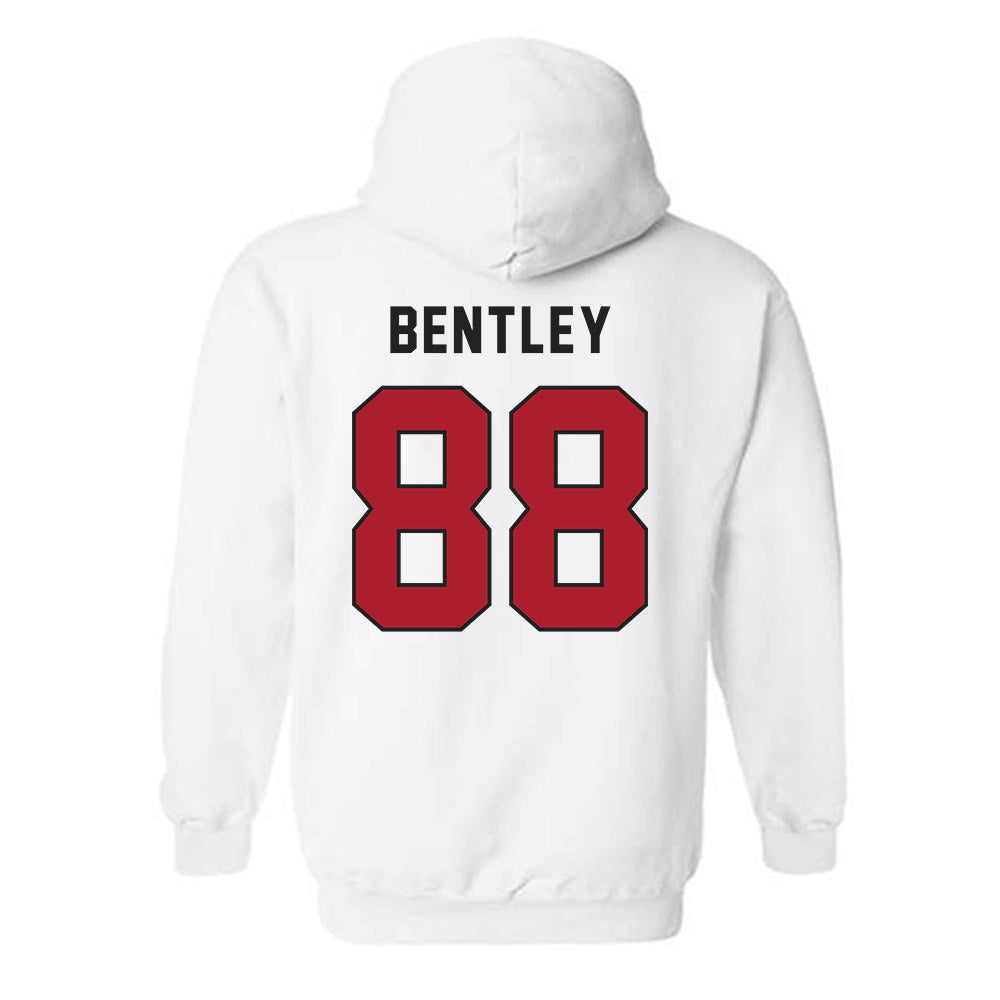 Utah - NCAA Football : Dallen Bentley - Veterans Day v1 Hooded Sweatshirt-3