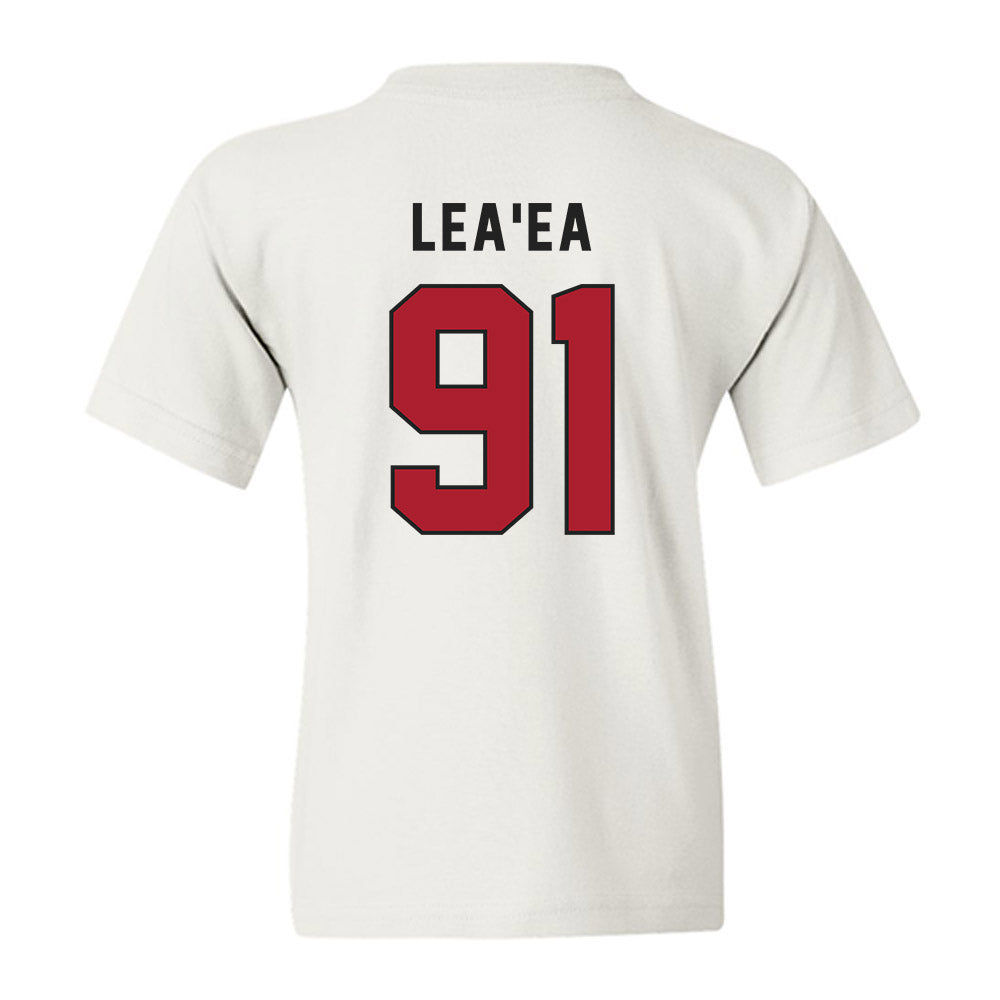 Utah - NCAA Football : Jonah Lea'ea - Veterans Day v1 Youth T-Shirt-2