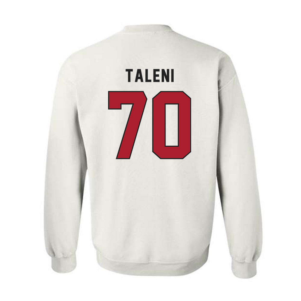 Utah - NCAA Football : Alma-Spencer Taleni - Veterans Day v1 Crewneck Sweatshirt-3