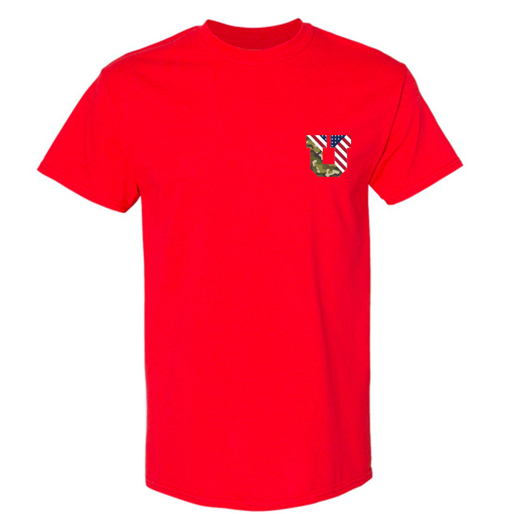 Utah - NCAA Football : Dorian Singer - Veterans Day v1 T-Shirt-0