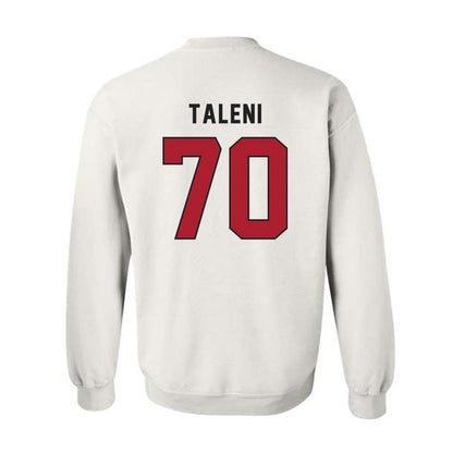 Utah - NCAA Football : Alma-Spencer Taleni - Veterans Day v2 Crewneck Sweatshirt-1