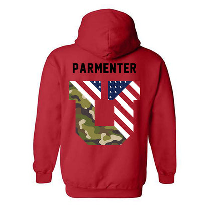 Utah - NCAA Football : Reece Parmenter - Veterans Day v3 Hooded Sweatshirt-3