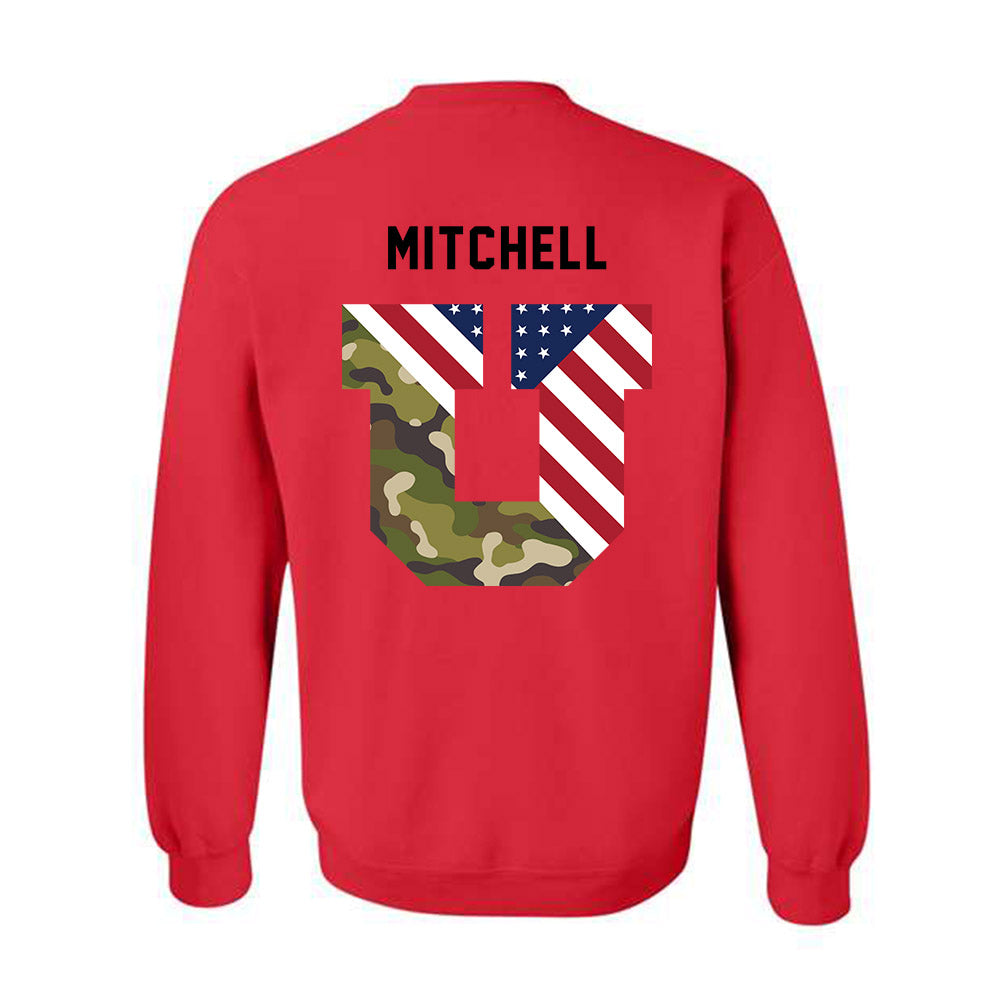 Utah - NCAA Football : Michael Mitchell - Veterans Day v3 Crewneck Sweatshirt-2