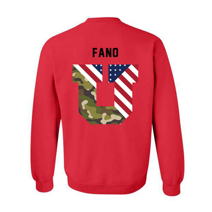Utah - NCAA Football : Logan Fano - Veterans Day v3 Crewneck Sweatshirt-2