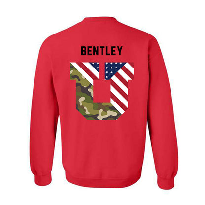 Utah - NCAA Football : Dallen Bentley - Veterans Day v3 Crewneck Sweatshirt-2