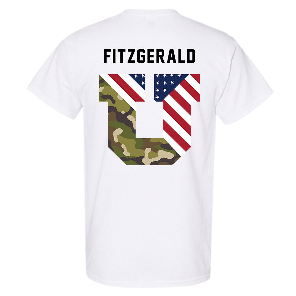 Utah - NCAA Football : Paul Fitzgerald - Veterans Day v3 T-Shirt-3