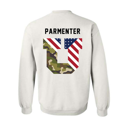 Utah - NCAA Football : Reece Parmenter - Veterans Day v3 Crewneck Sweatshirt-3