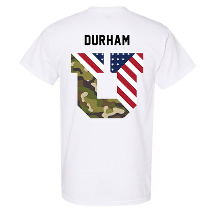 Utah - NCAA Football : Ben Durham - Veterans Day v3 T-Shirt-2