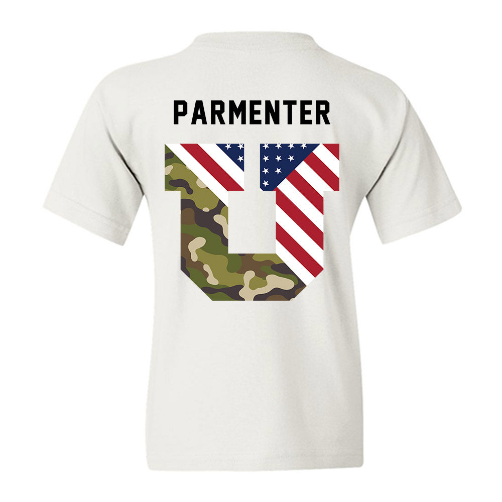 Utah - NCAA Football : Reece Parmenter - Veterans Day v3 Youth T-Shirt-3
