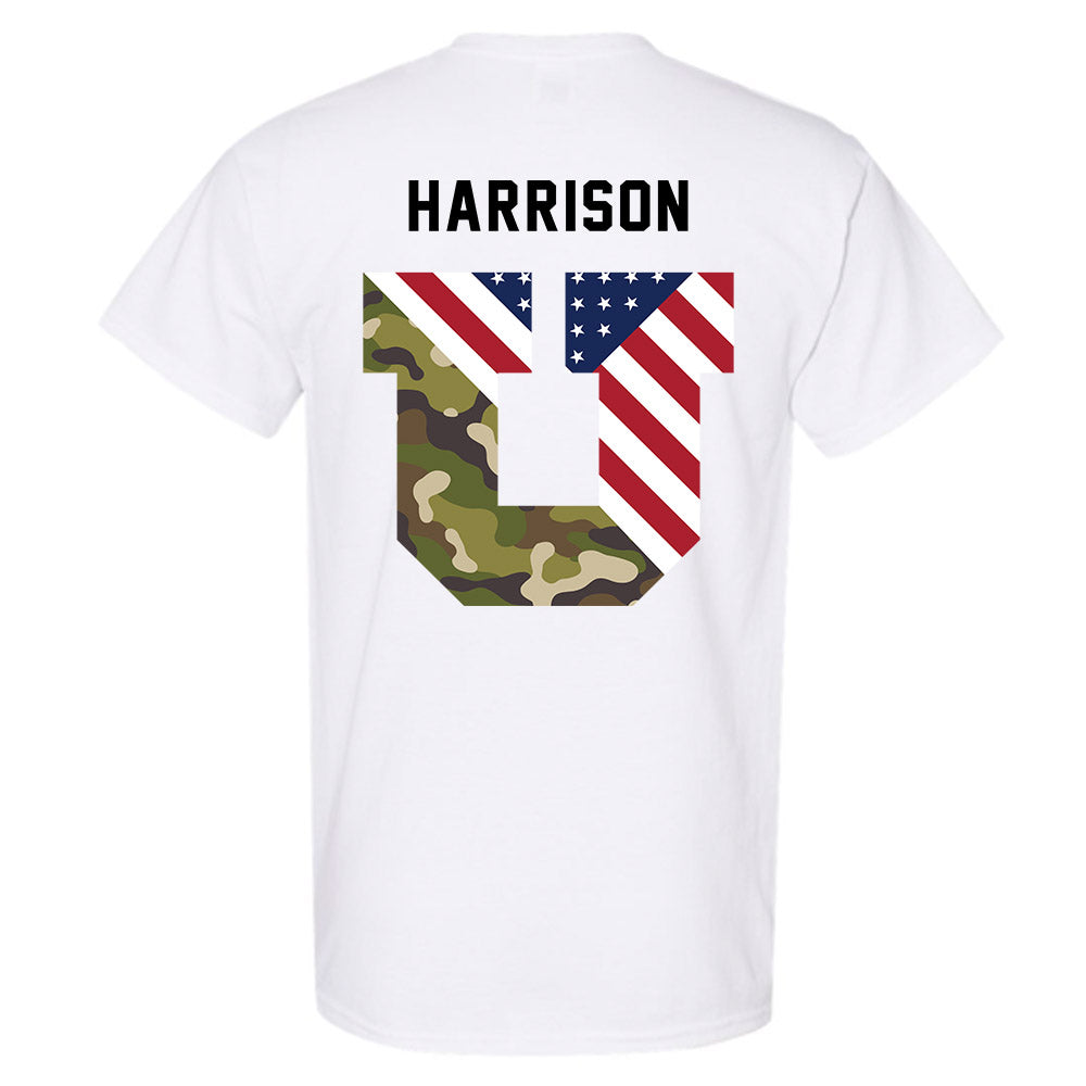 Utah - NCAA Football : Alex Harrison - Veterans Day v3 T-Shirt-2