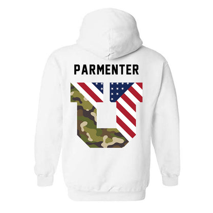 Utah - NCAA Football : Reece Parmenter - Veterans Day v3 Hooded Sweatshirt-2