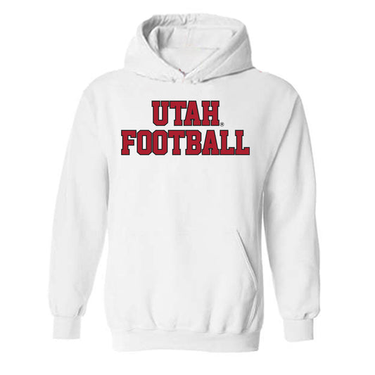 Utah - NCAA Football : Caleb Lohner - Veterans Day v3 Hooded Sweatshirt-0