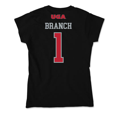 Georgia - NCAA Football : Zachariah Branch - Soft Style Women’s T-Shirt-1