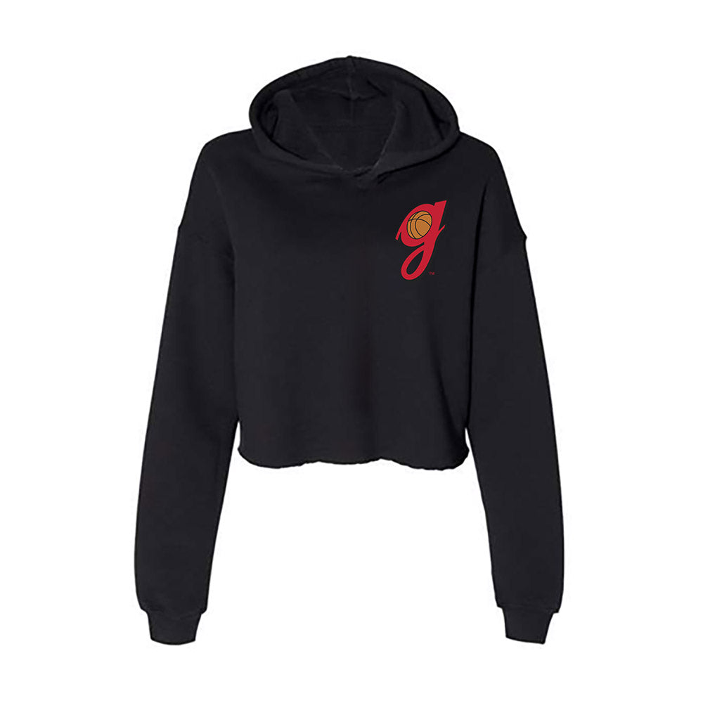 Georgia - NCAA Football : CJ Allen - Women's Crop Fleece Hoodie-0
